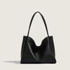 Women's Bag, Maillard Large Capacity Tote Bag, Simple and Casual Texture Soft Leather Commuting Bag, Fashionable Single Shoulder Bag
