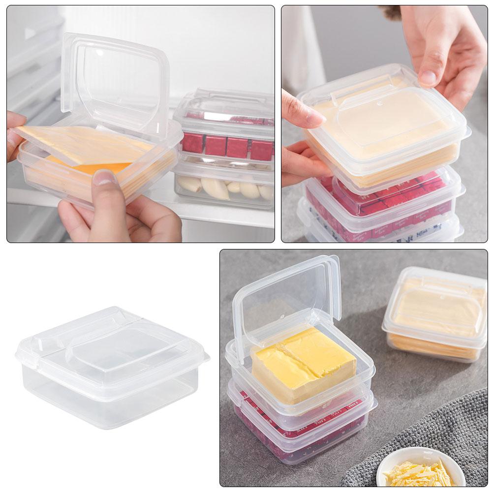 Storage Box Lid Design Butter Cases Mini Fridge Containers Queso Refrigerators Kitchen Cheese For Household Boxes Food Grade