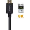 Câble HDMI - AISENS - A150-0423 - 2M - HDMI V2.1 - Or 24 carats