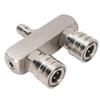 High Pressure Washer Nozzle 1/4 Inch Quick Connect 5000 PSI Stainless Steel Double Head Washer Nozzle and 4 Tips
