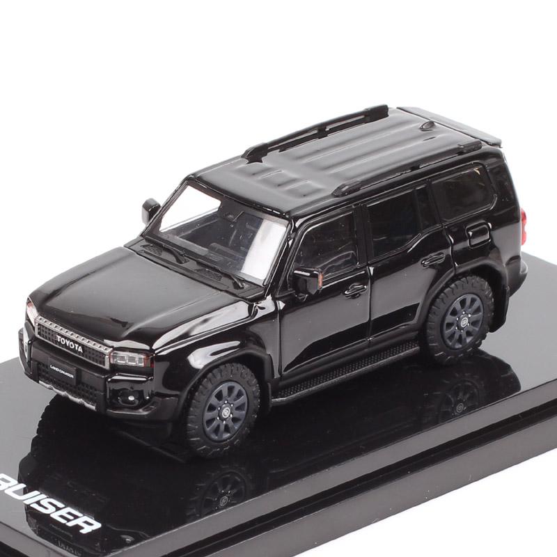 Hobby Japan 1/64 Scale Toyota Land Cruiser 250 LHD 2024 SUV Diecast Car Model Toy Vehicles HJ64 Acrylic Box Collectible Kids