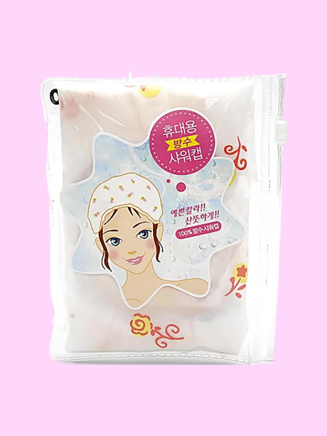 Portable Waterproof Shower Cap 1ea