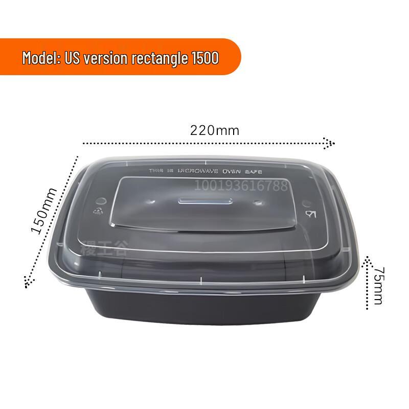Jiwanggu Disposable Rectangular Meal Prep Containers