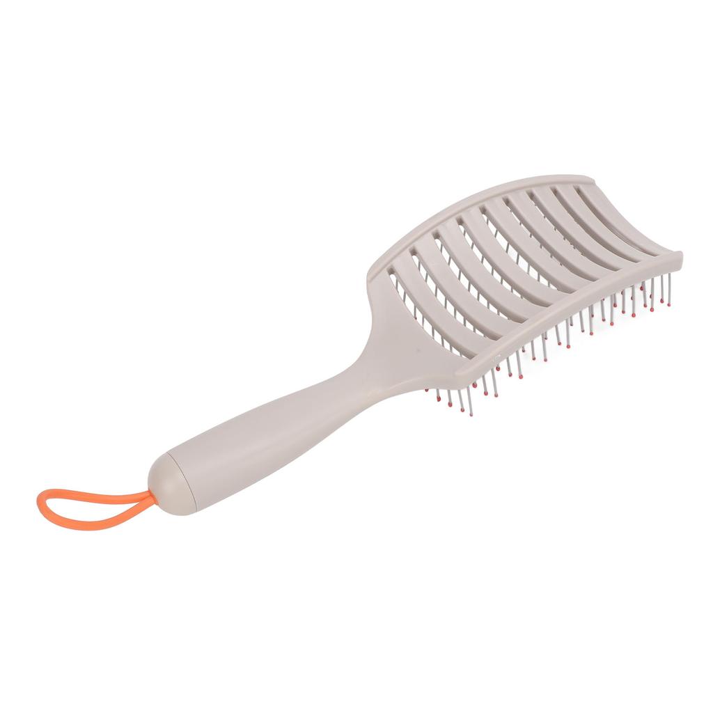 Hair Detangler Brush Plastic Lightweight Portable Curved Detangling Hair Brush for Adults and Kids