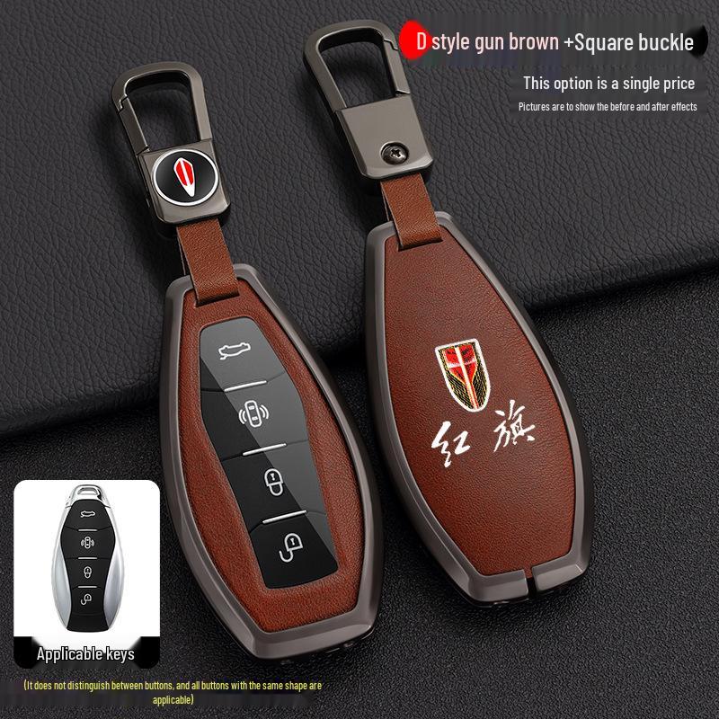 2023 Hongqi H5/H6/HS5 Men's Key Case for HS3 & HQ9 with EQM5 High-End Shell