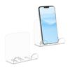 Phone Charging Stand Smartphone Wall Holder Wall Mount Phone Holder with Charging Holes for Bedside Organization Home Office
