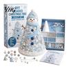 Unique Desk Accessories DIY Christmas Tree Beading Kit for Adults Beginners, Handmade 3D Ornament with Full Immersive Experience Gift Tools