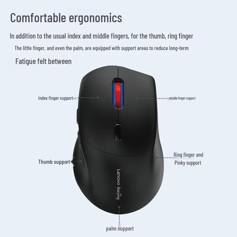 Lenovo MD12 Dual-Mode Wireless Bluetooth Mouse