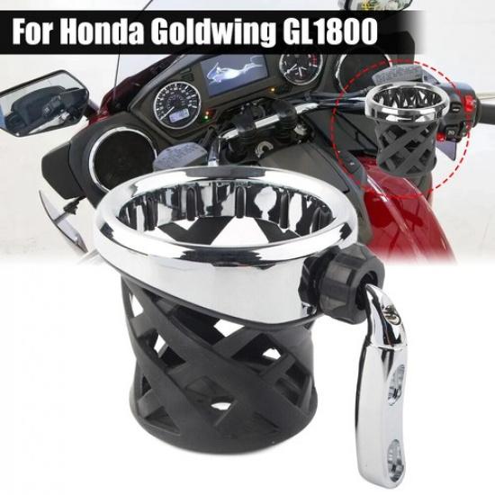 Комплект Для 01-17 Honda Gold Wing GL1800 Мотоцикла Передний Руль Держатель Стакана Напитка