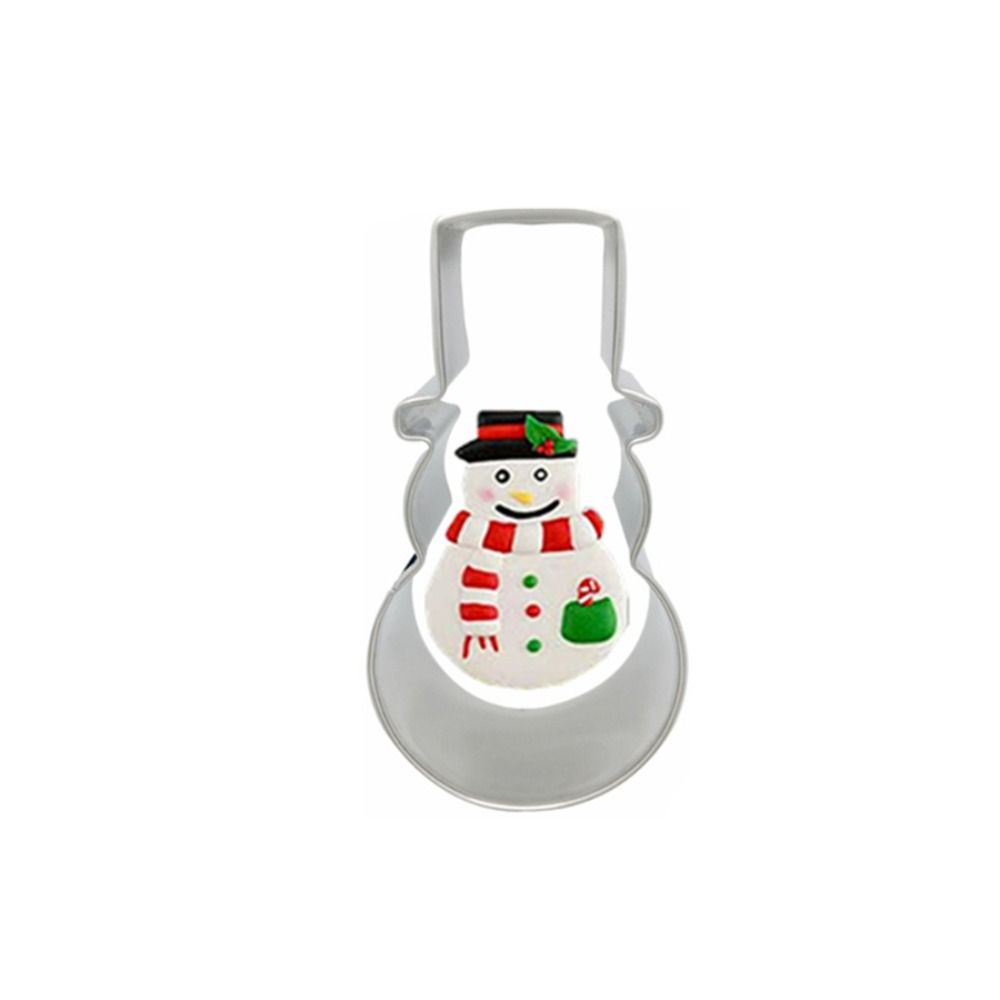 Xmas Theme Biscuit Mould Santa Claus Cake Moulds Christmas Stainless Steel Cookie Cutters  DIY