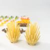 100PCS Autumn Plants MOC Building Blocks DIY Toys Mountain Pine Trees Grass Fallen Leaves Compatible Blocks Bricks