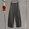 Women's High-Waist Drawstring Fleece-Lined Casual Pants