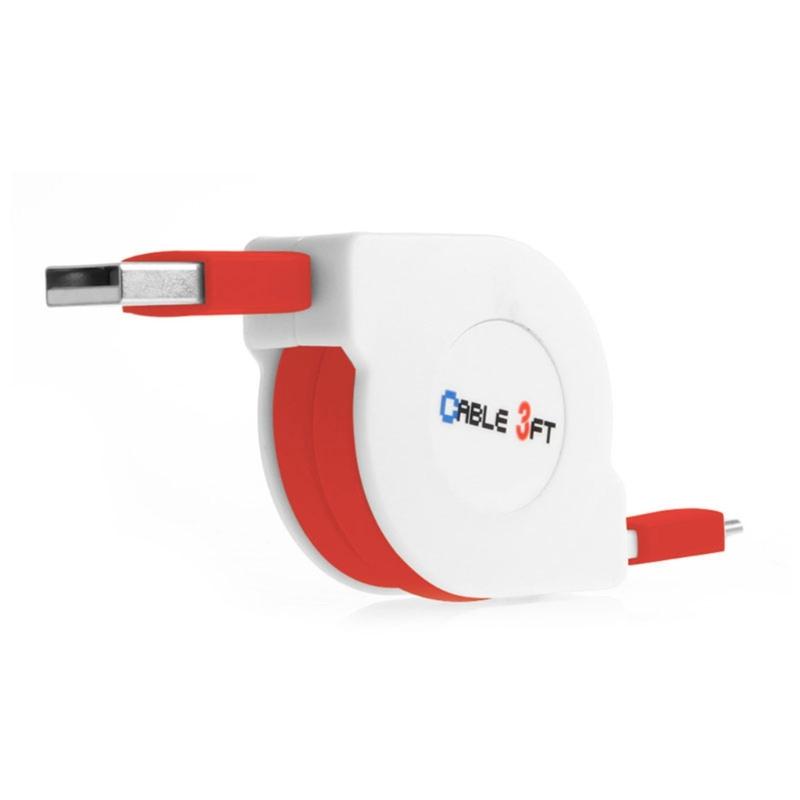 Expandable USB To Type C Charger Cable Versatile Data Cable 10W Anti-winding Perfect for Mobile Devices & Headphones