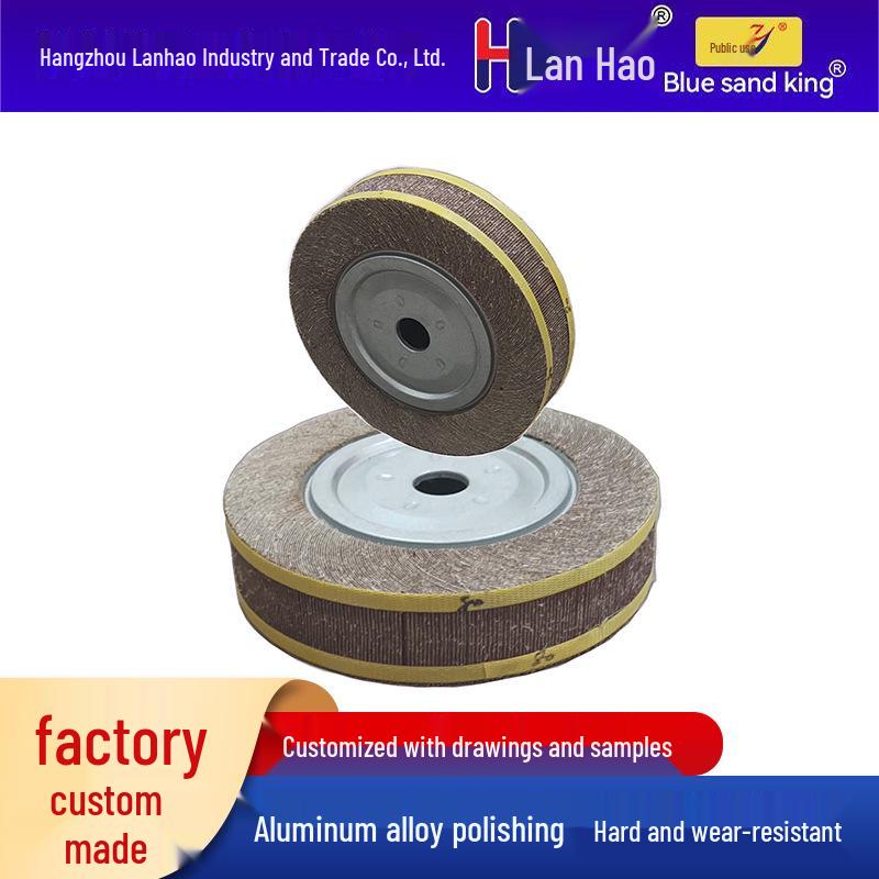 Red Sand Polishing Wheel: Anti-Adhesion Alumina Abrasive Cloth for Stainless Steel Grinding