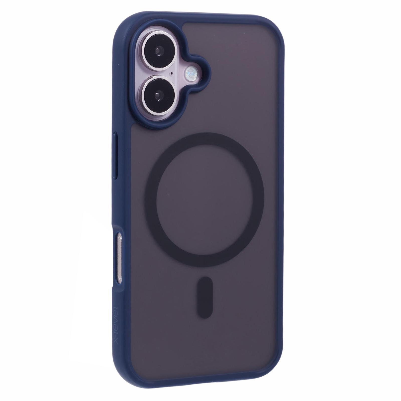 

X-LEVEL For iPhone 16 Case Compatible with MagSafe TPU+Acrylic Shockproof Phone Cover Rubberized Finish