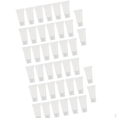 40pcs Travel Bottles 5ml, Refillable Containers, Squeezable Tube Sets Cosmetic Toiletry Empty