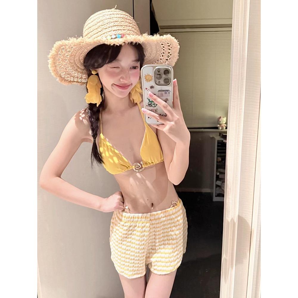 2026 Women's Three-Piece Slimming Bikini for Sweet Vacation