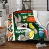 Bugs Bunny Christmas Funnies Gift Personalized Blanket Personalized Name Soft Cozy Great For Sofa Couch Office Bed Picnics Allseason Use Modern Style