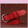 Classic Leather Waist Belt With Alloy Buckle For Fashion And Daily Use