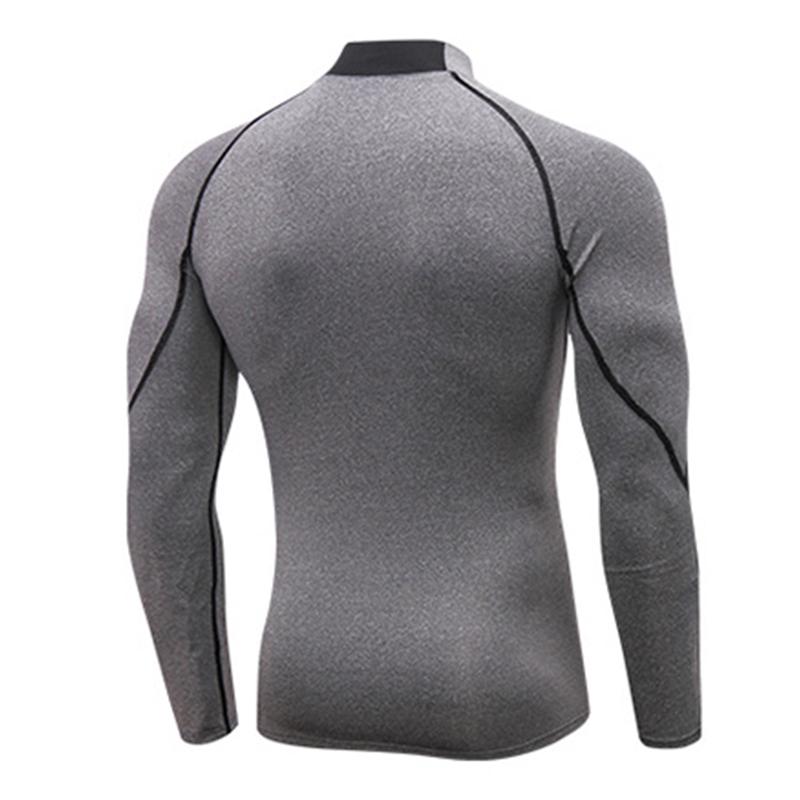 Herren Kragen Kompression Basisschicht Top Shirt Langarm Thermo Kalt Tragen Herren Kragen Kompression Basisschicht Top Shirt Langarm Thermo Kalt Tragen