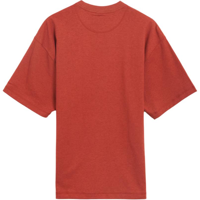 Nike Wool Classic Solid Color Round Neck Drop Shoulder Short Sleeve T-Shirt Unisex Tops FV4889-641