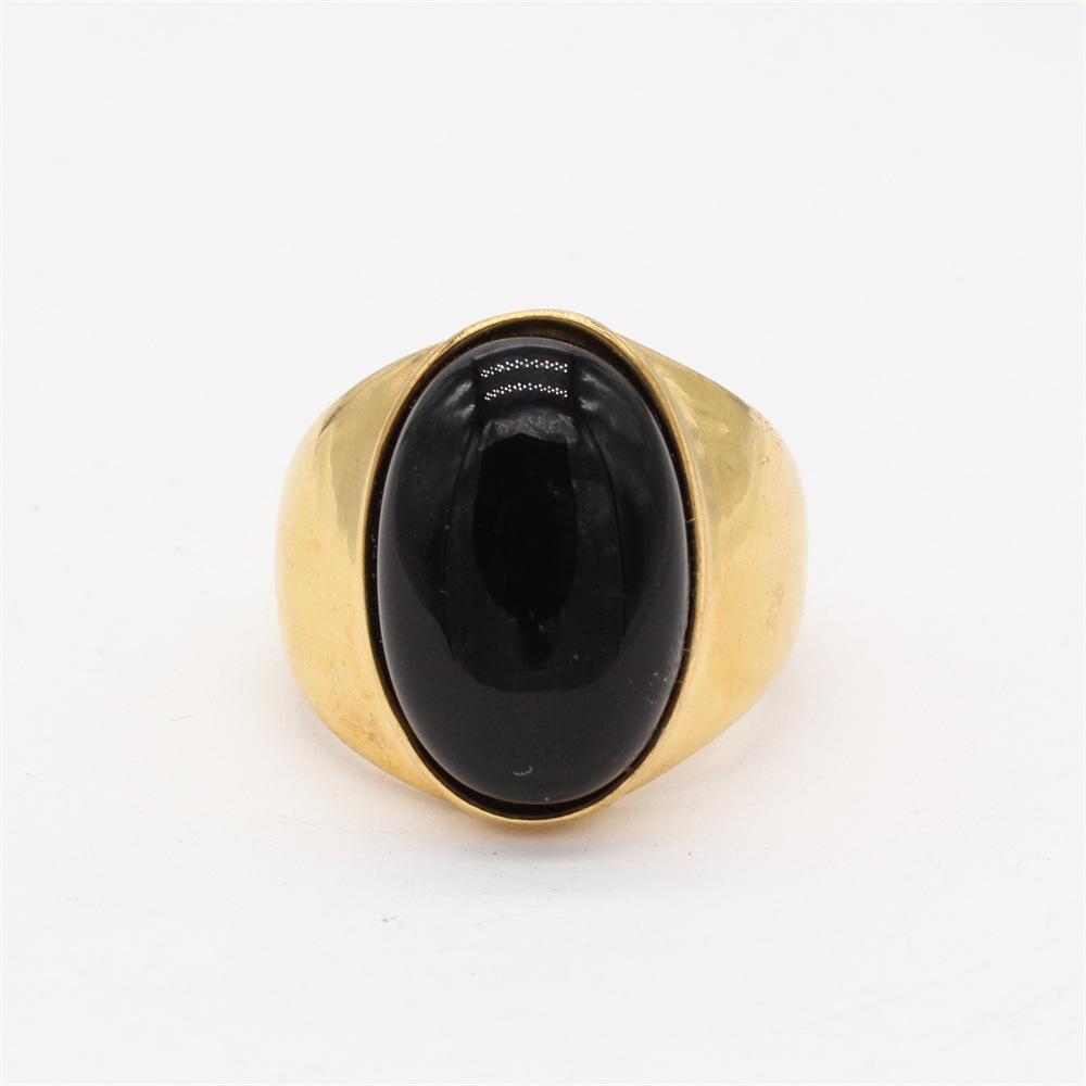 Retro elegante edelstensringer for menn og kvinner, fasjonable og enkle retro smykkeringer