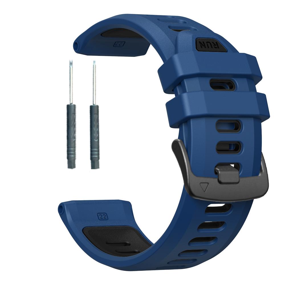 Silikon-Uhrenarmband für Garmin Forerunner 970 965 955 945 935 745 Sport Ersatz-Armband Gummi-Armband Zubehör
