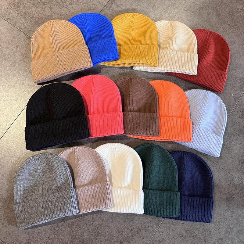 Knitted Beanie Hat For Men Women Warm Winter Fashion Acrylic Earflap Cap For Outdoor Use