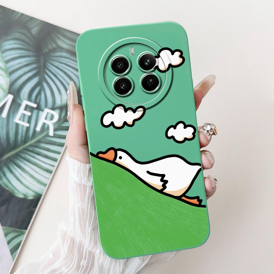 For Realme 12 Pro Plus Case RMX3840 Cute Cartoon Cover Soft Silicone Phone Case For Realme 12 Plus 12X Realme12 Pro + Bags Shell