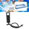 Manuelle Luftpumpe PVC mit 3 Luftdüsen Schnelle Handpumpe für aufblasbare Matratze Poolspielzeug