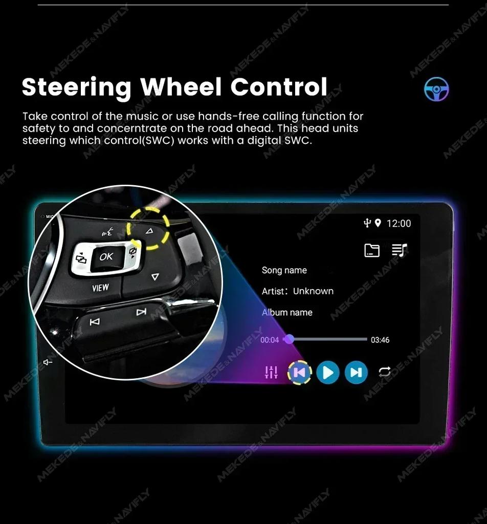 2 Din Android 14 for Honda Civic Hatchback 2006-2011 CarPlay Auto Car Radio Multimedia Video Navigation Stereo Head Unit Speaker