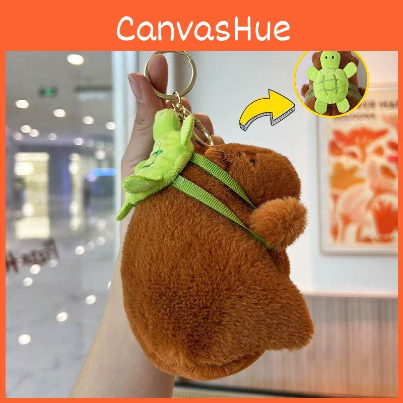 Creative Plush Capybara Water Pig Keychain Soft And Lovable Gift Accessory