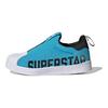 adidas Originals Superstar 360 X Mesh Casual Non-Slip Durable Low-Top Kids Skate Shoes Kids Sneakers Blue GX3248