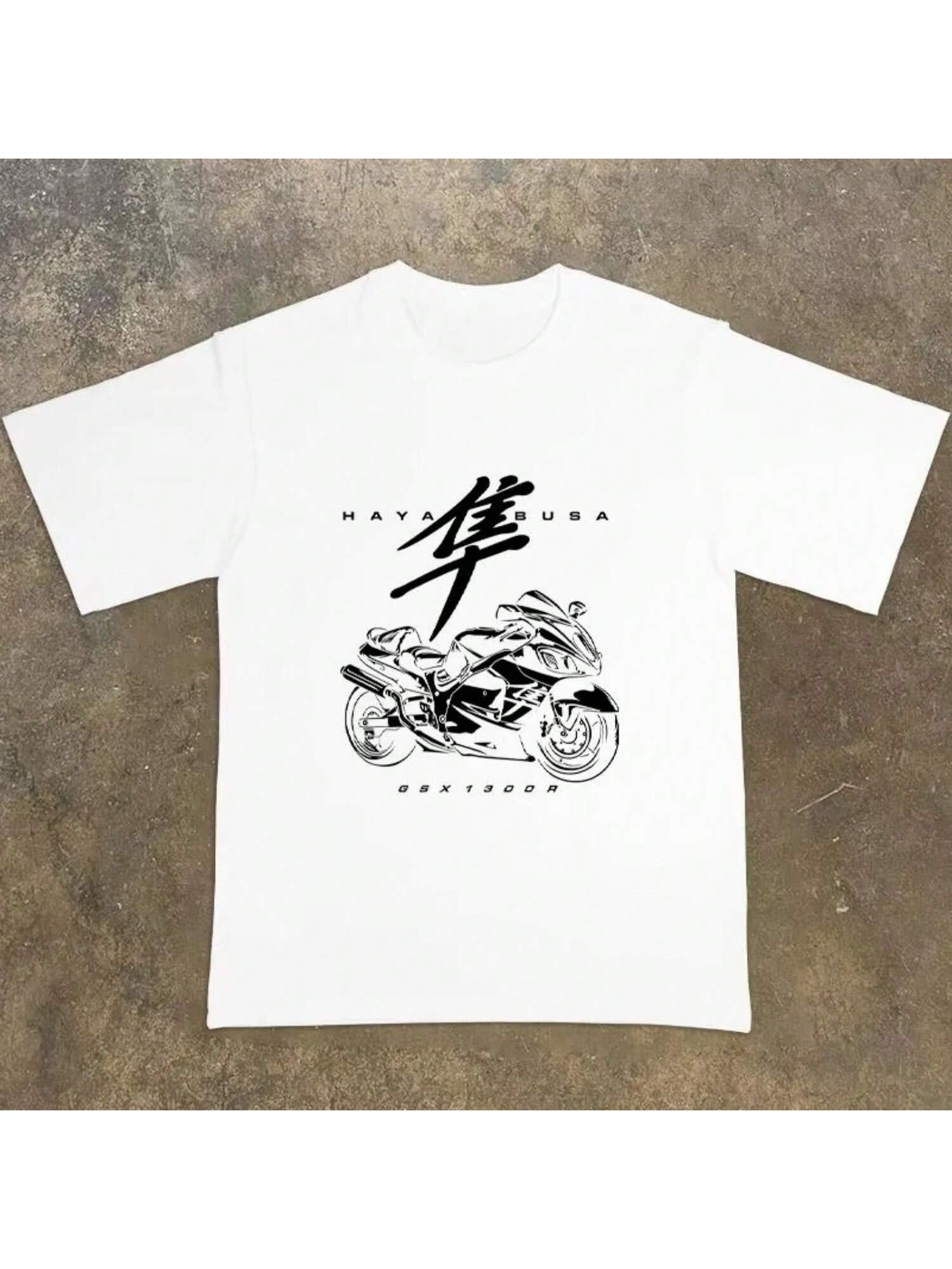 

Hayabusa Motorcycle GSX1300R Printed Graphic T-Shirt Men s And Women s Short Sleeve Breathable Motorcycle T-Shirt Men s Clothing S