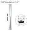 Uxcell Aluminum Alloy Tube OD 51/57/63/70/76mm Intercooler Pipe Air Intake Tube Hose 0 45 Degrees 500mm Length for Car