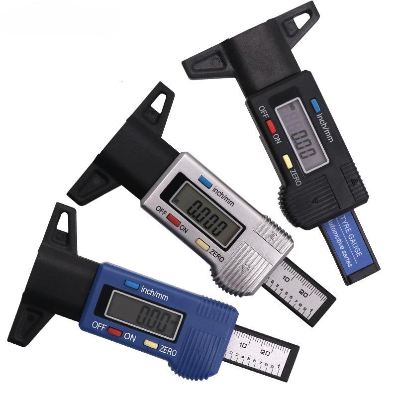 Digital Car Tyre Tire Tread Depth Gauge Meter Auto Tire Wear Detection Measuring Tool Caliper Thickness Gauges Monitoring System