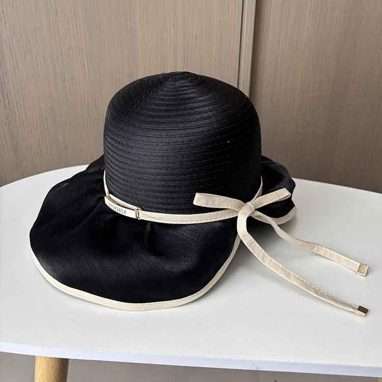 Summer Hat Travel Big Eaves Sunshade Sun Protection Bucket Hat Women's Outdoor Leisure Versatile Anti-ultraviolet Beach Hat