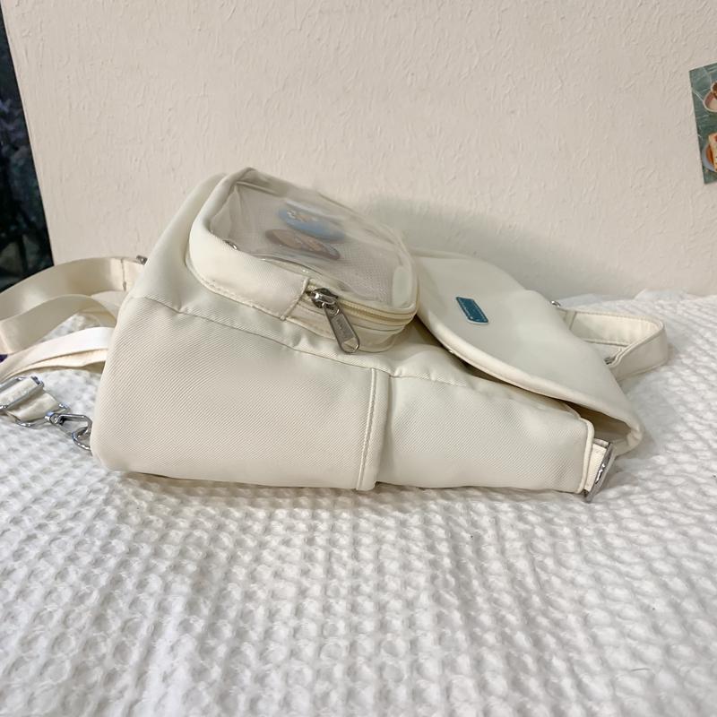 Сумка на плечо в студенческом стиле — фото 17