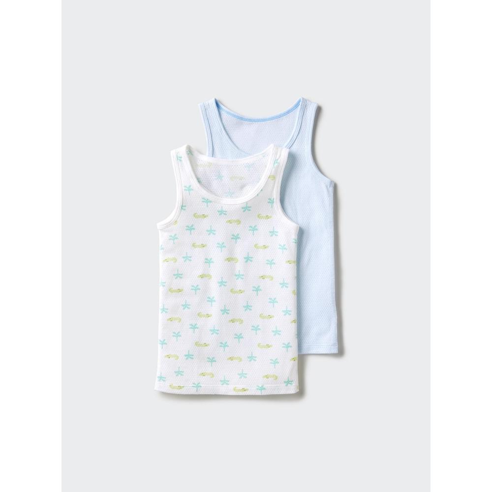 Uniqlo Japanisches Baumwoll-Netz-Tanktop 2er-Pack