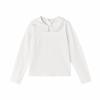 DEESHA Girls' Sweet Collar Long Sleeve T-shirt