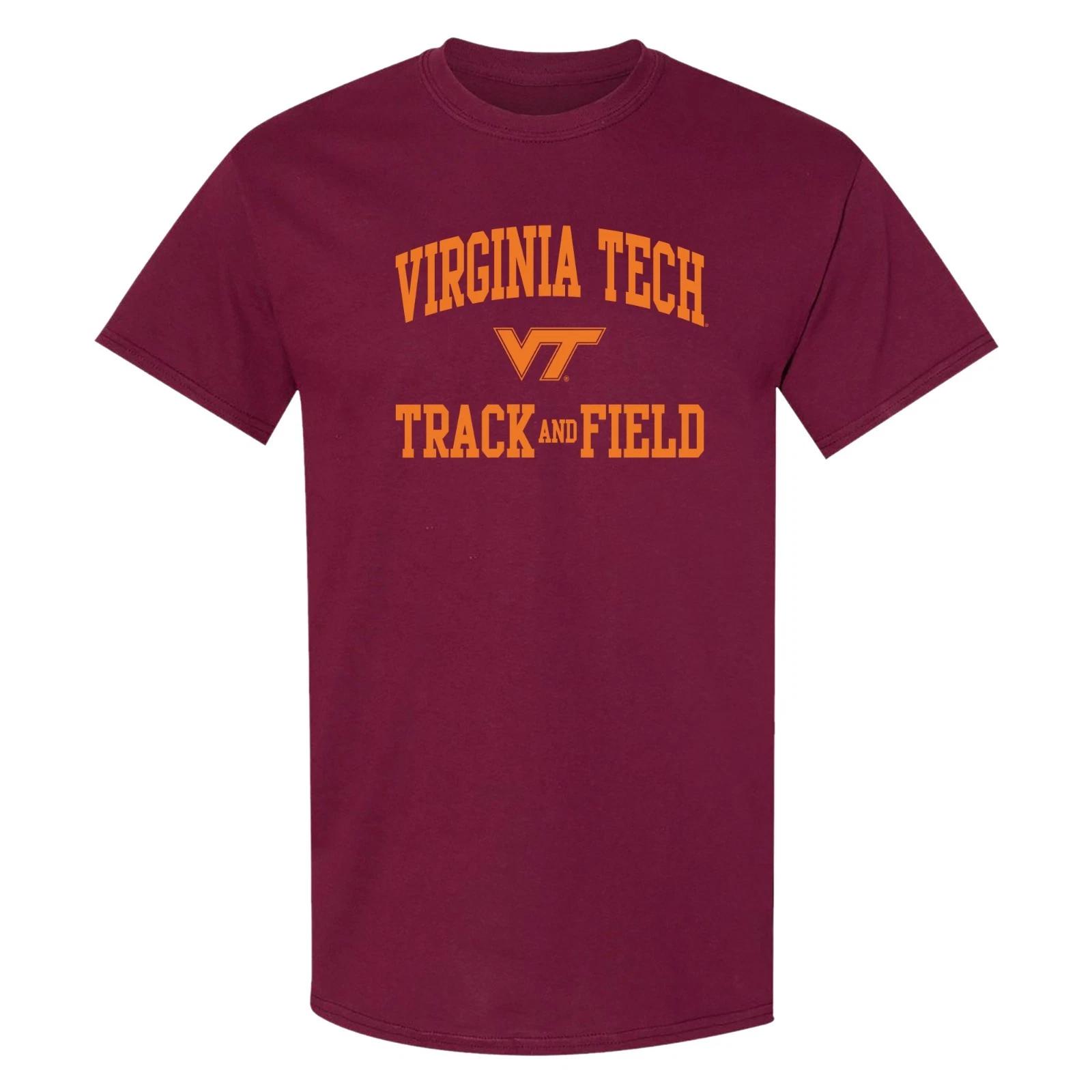 Virginia Tech Arch Logo Track & Field T-Shirt - Maroon M
