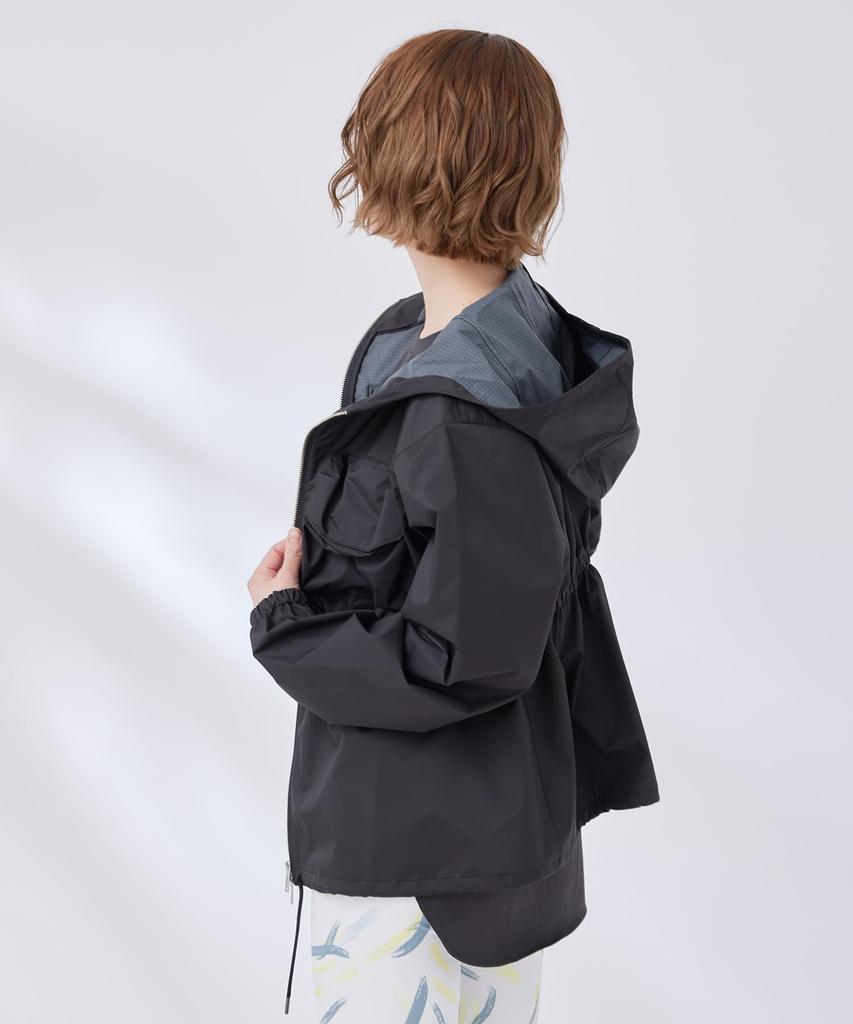 Nergy Cargo Pocket Blouson Black and Popular In Women's Three-Layer (NJL33010, Maine) - Windproof, Breathable, Water-Repellent. Stores.