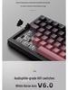 K81 Customizable Three-Mode Side-Engraved Mechanical Keyboard with PBT Two-Color Gradient Luminous Design