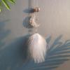 Car Dream Catcher Feather Pendants White Fluffy Feather Soft Hanging Ornament Auto Home Wall Pendant Decoration Gifts New
