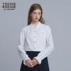 Teenie Weenie Women's Lace High-Collar Chiffon Blouse
