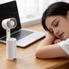 Tabletop Adjustable Fan Portable Handheld with Power Bank & Light, Rechargeable Foldable Neck Fan, With 3 Light Levels Large Battery Quiet Operation
