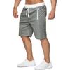 Mens Summer Thin Sports Pocket Solid Drawstring Board Trunk Beach Short Pants Shorts  Zippered Pocket Loose Sweatpants
