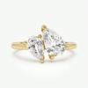 925er Sterlingsilber Funkelnde Wassertropfen Verflochten Blendend Klar Birnenförmige Zirkonia Fingerringe Für Damen Geschenk Hochzeit Feiner Schmuck