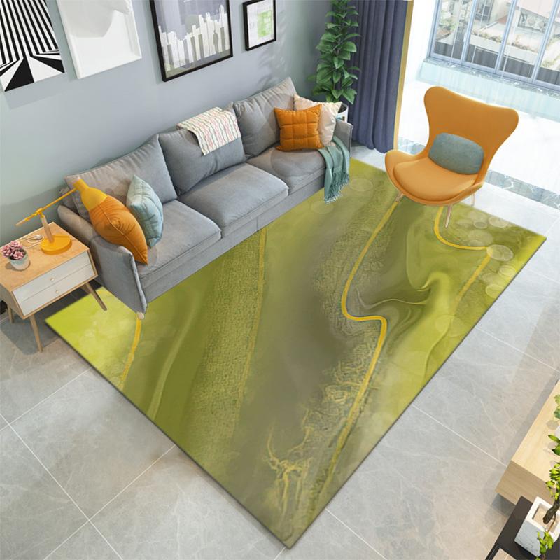 1PC Marble texture printed Carpet Rug for Living Room Bedroom Home Sofa Decoration,Non-slip Floor Mat Floor mat