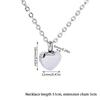 Cremation Jewellery Ash Urn Pendant Keepsake Memorial Necklace Locket Heart-shaped Minimalist Commemorative Gift